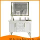 China wooden floating bathroom vanity company 1