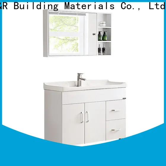 Y&r Furniture Best pvc bathroom cabinet with mirror factory 1