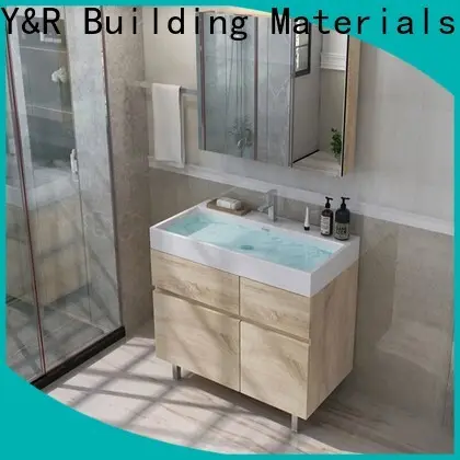 Custom black bathroom vanity Supply 1