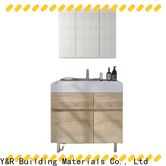 Best solid wood floating bathroom vanity Suppliers 1