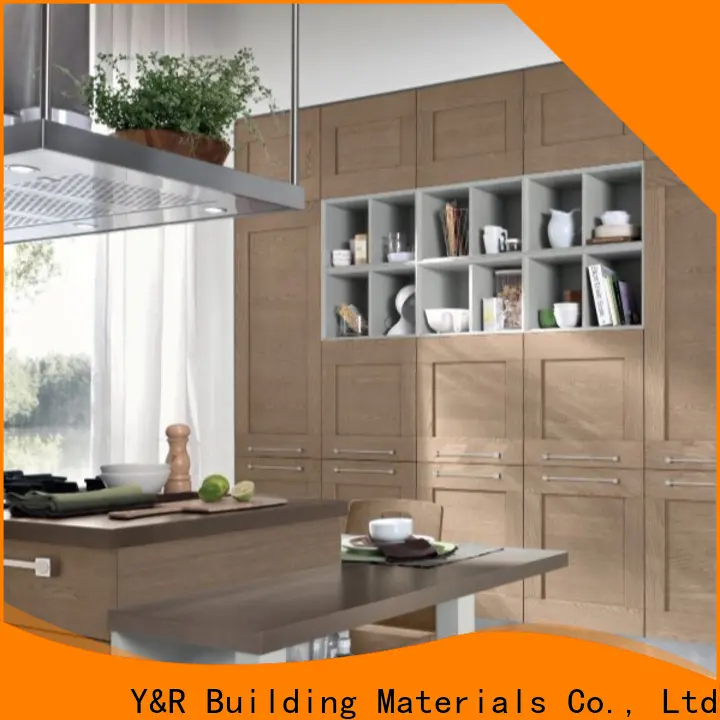Y&r Furniture China modern black kitchen cabinets for business 1