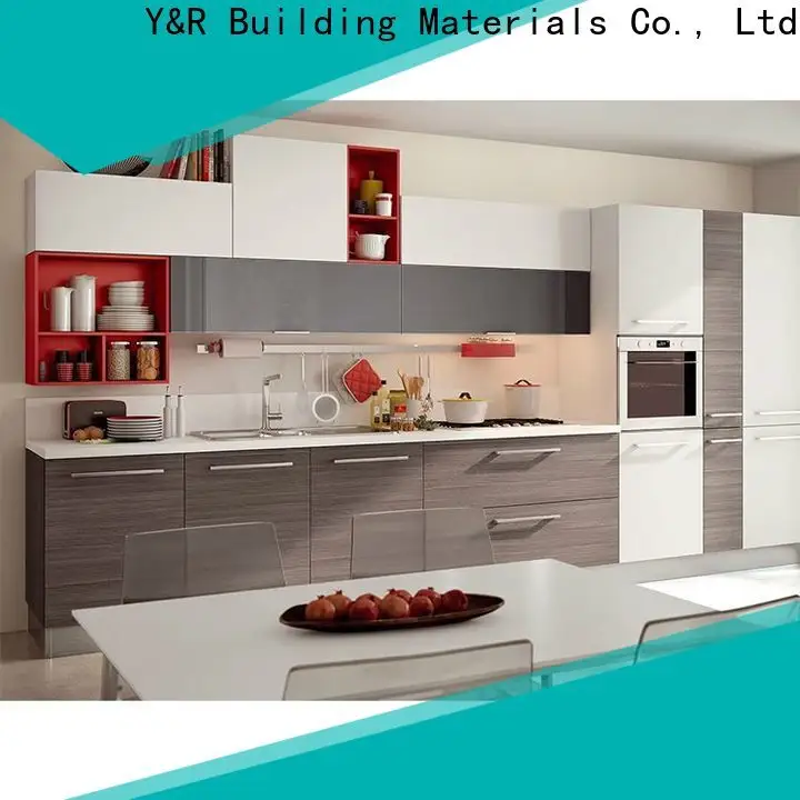 Y&r Furniture Best contemporary style kitchen cabinets factory 1