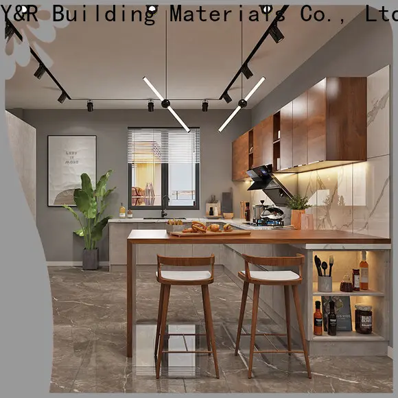 Y&r Furniture modern open kitchen cabinets manufacturers 1