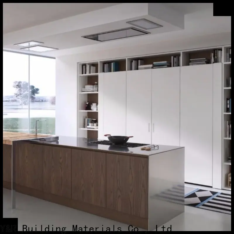 Y&r Furniture modern grey kitchen cabinets manufacturers1 1