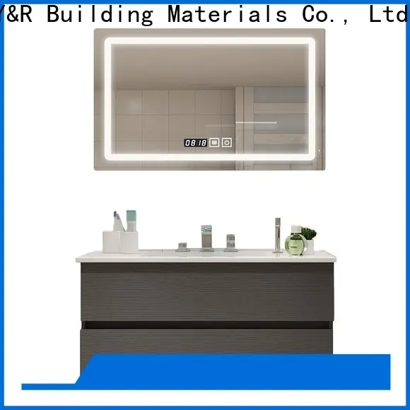 Best wooden floating bathroom vanity for business 1