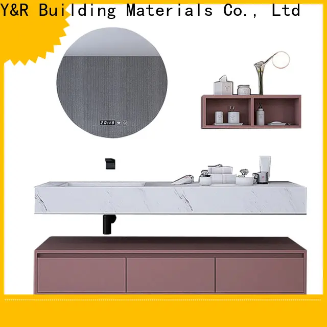 Y&r Furniture New luxury bathroom vanities factory 1