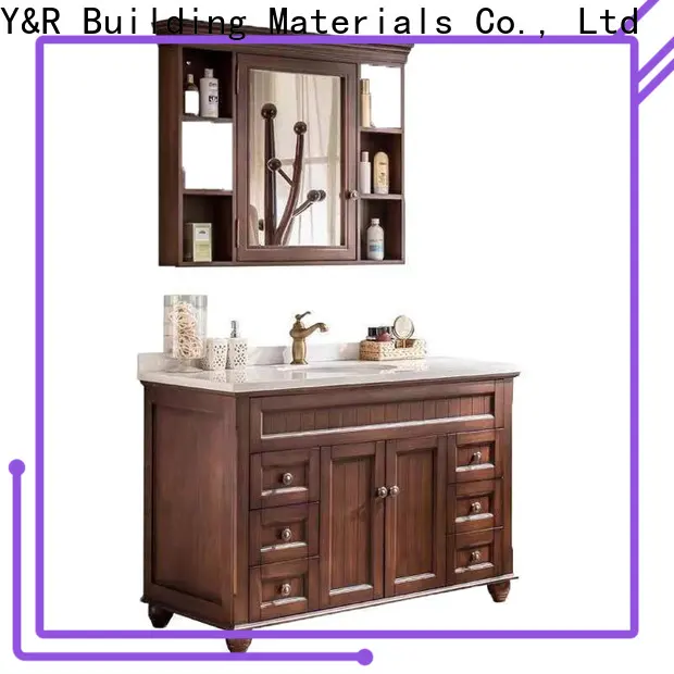 Y&r Furniture Custom small hanging bathroom cabinet company 1