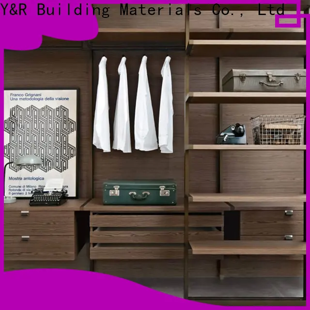 Y&r Furniture High-quality black walk in wardrobe for business 1