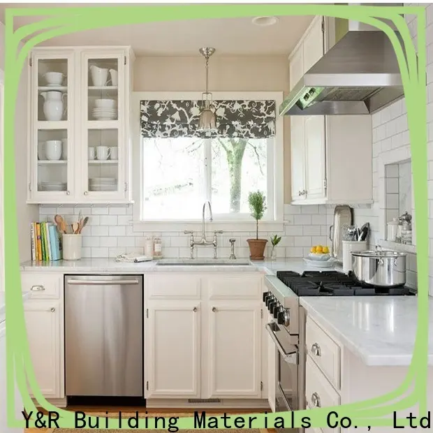 Y&r Furniture modern black kitchen cabinets company 1