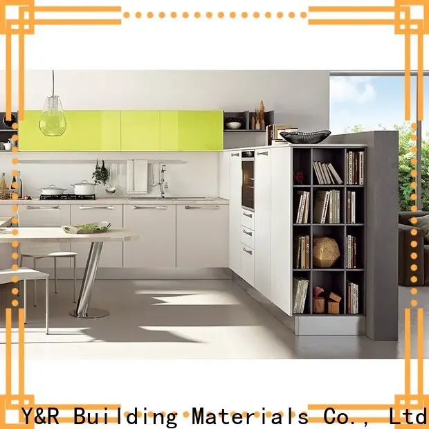 Y&r Furniture modern grey kitchen cabinets factory1 1