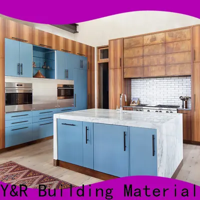 New modern wood kitchen cabinets Suppliers 1