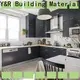 China contemporary style kitchen cabinets factory 1
