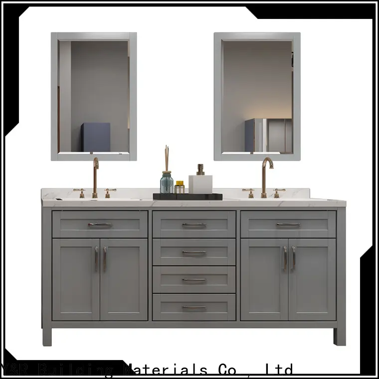 Y&r Furniture art deco bathroom cabinet factory 1