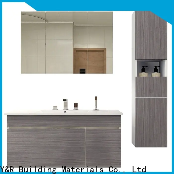 Y&r Furniture solid wood floating bathroom vanity Supply 1