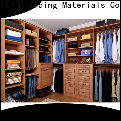 Y&r Furniture Wholesale modern small walk in closet factory 1