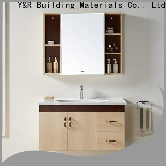 Y&r Furniture Top wooden floating bathroom vanity Supply 1