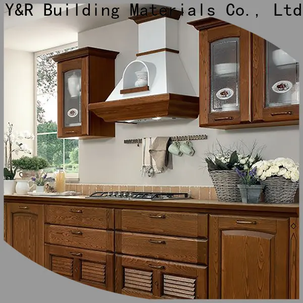 Latest handle kitchen cabinet factory 1