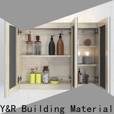 Wholesale solid wood floating bathroom vanity Supply 1