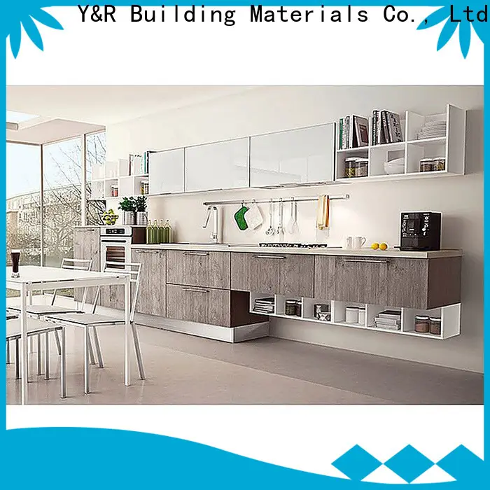 Y&r Furniture China cabinet kitchen furniture factory 1