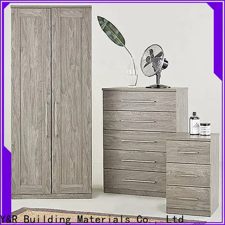 Y&r Furniture Best 2 door corner wardrobe factory 1