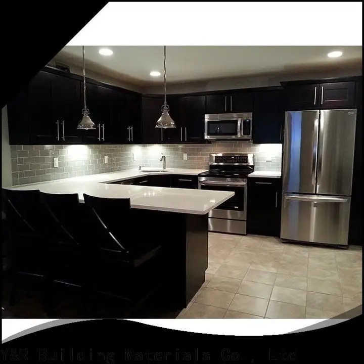 Y&r Furniture modern wood kitchen cabinets factory 1