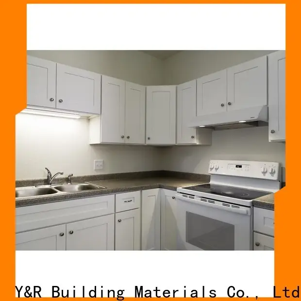 High-quality modern grey kitchen cabinets company 1