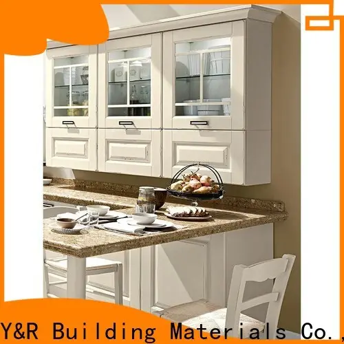 Y&r Furniture modern high gloss kitchen cabinets factory3 1