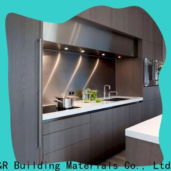 Y&r Furniture Custom modern gray cabinets factory 1