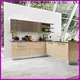 Custom modern black kitchen cabinets for business 1