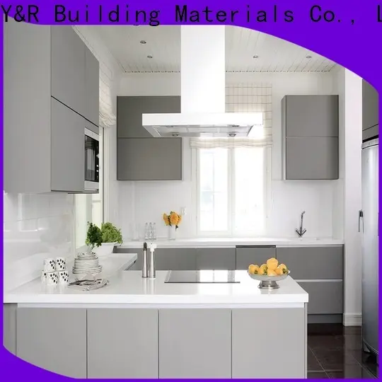 Y&r Furniture modern high gloss kitchen cabinets manufacturers1 1