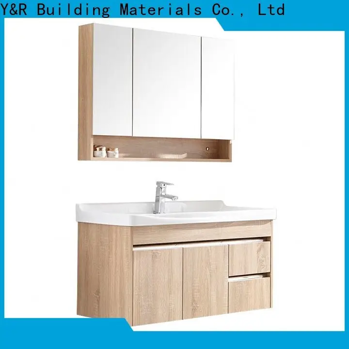 Y&r Furniture Best pvc bathroom mirror cabinet factory 1