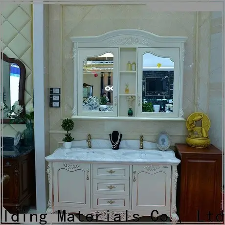 Y&r Furniture Custom solid wood wall mounted bathroom vanity factory 1