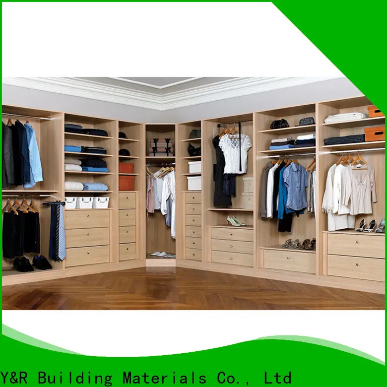 Y&r Furniture Wholesale modern small walk in closet factory1 1