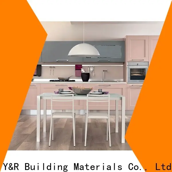 Latest modern black kitchen cabinets company 1