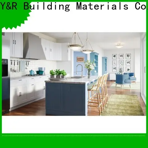 Y&r Furniture modern black kitchen cabinets Supply 1