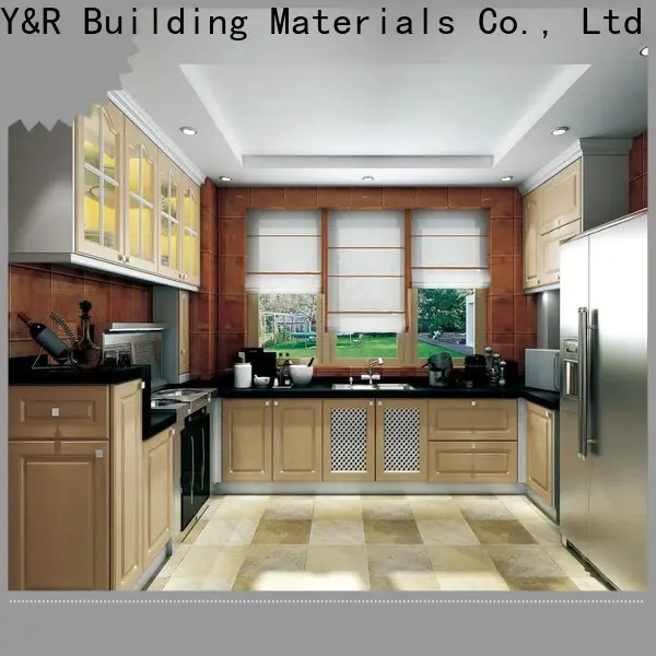 Y&r Furniture modern wood kitchen cabinets Suppliers2 1