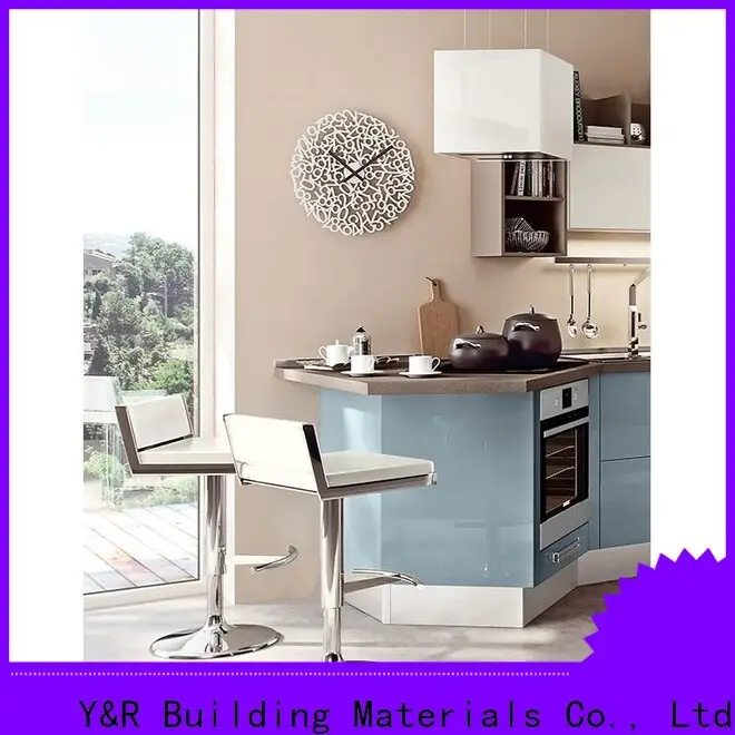 Y&r Furniture Best modern style kitchen cabinets manufacturers 1