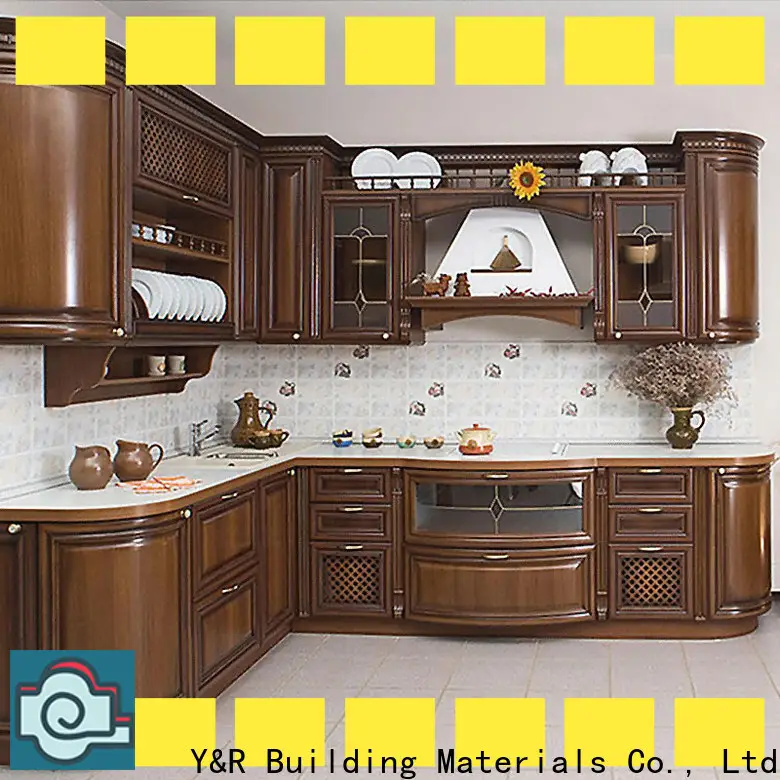 Y&r Furniture traditional white kitchen cabinets company 1