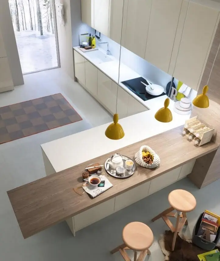 Y&r Furniture High-quality european style modern high gloss kitchen cabinets for business45 4