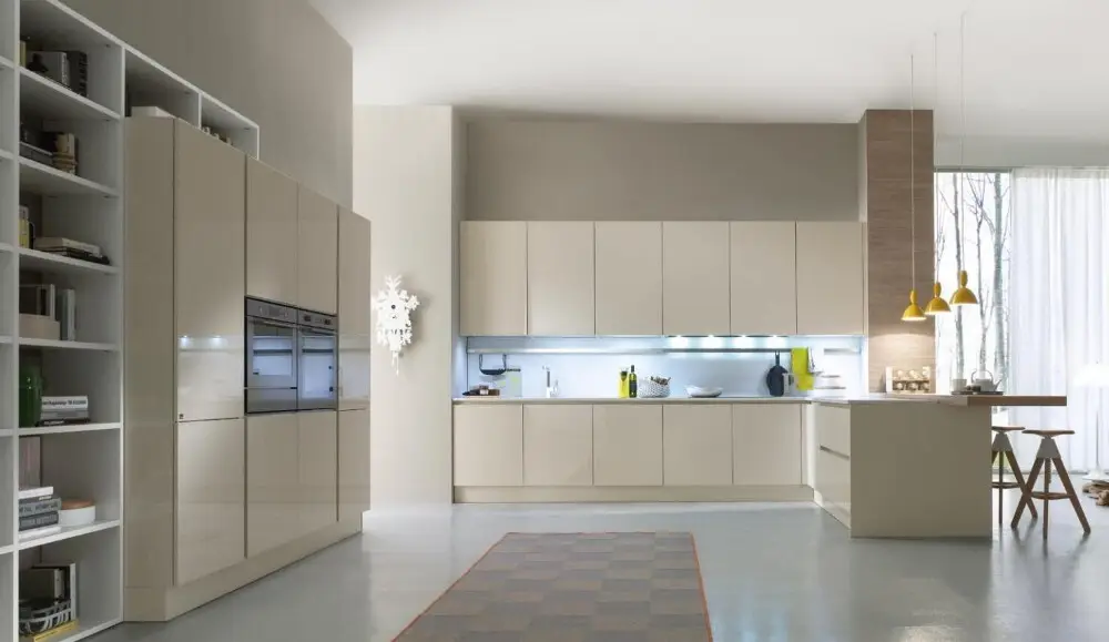 Y&r Furniture High-quality european style modern high gloss kitchen cabinets for business45 3