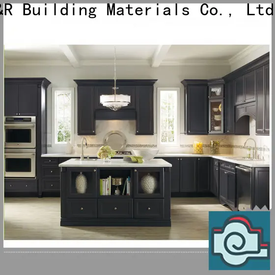 Y&r Furniture High-quality white gloss laminate kitchen cabinets Supply1 1
