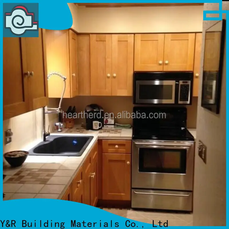 Latest traditional oak kitchen cabinets for business 1