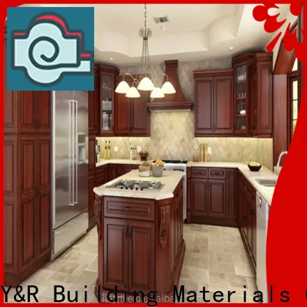 Y&r Furniture Custom black traditional kitchen cabinets for business 1