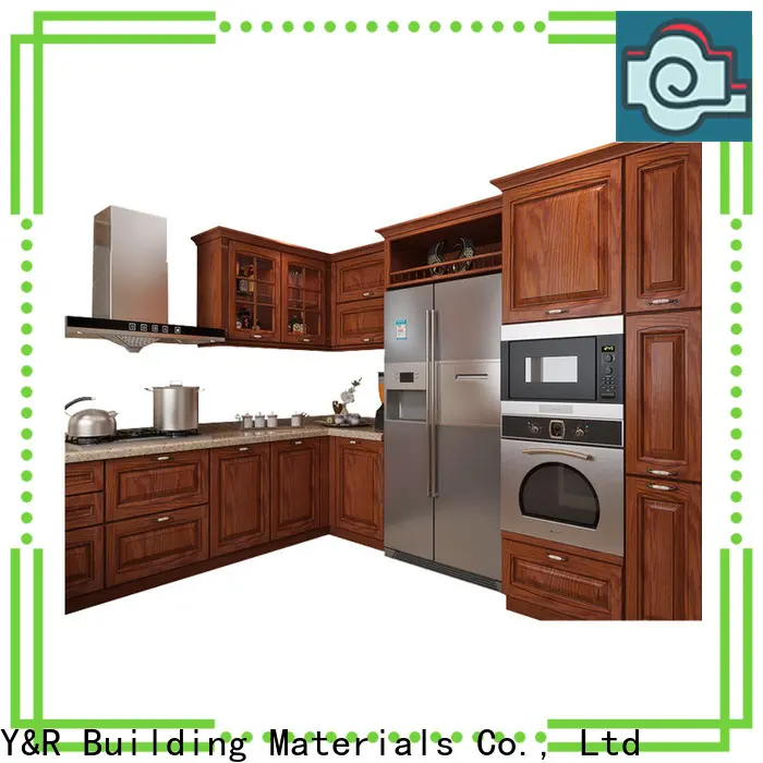 Y&r Furniture New traditional style kitchen cabinets factory 1