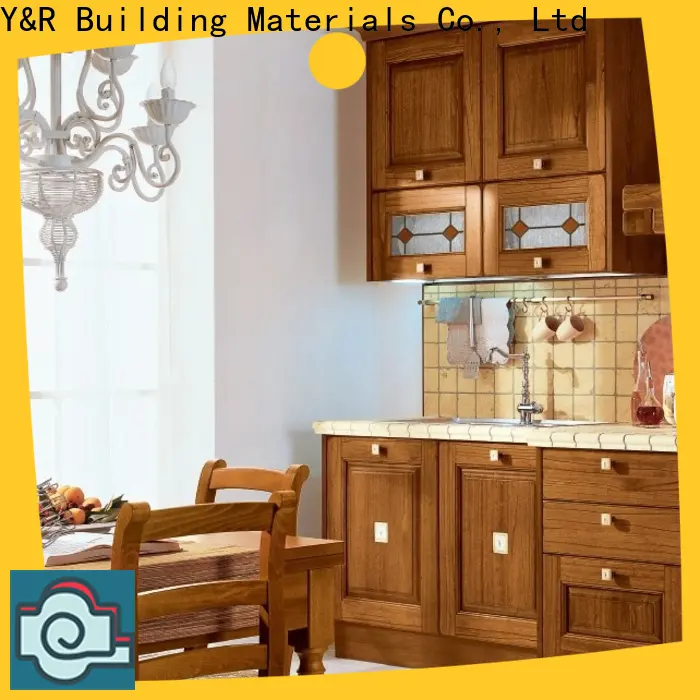 Y&r Furniture traditional oak cabinets for business 1