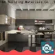 Latest black modern cabinet factory 1