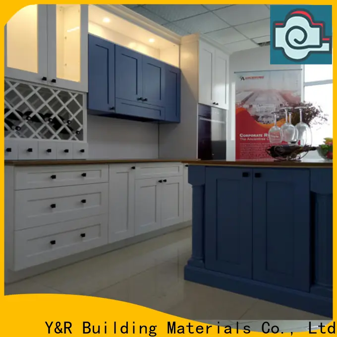 Y&r Furniture Top modern high gloss kitchen cabinets factory 1