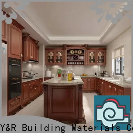 Custom european high gloss kitchen cabinets company 1