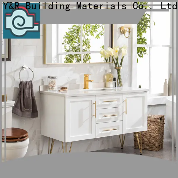 Latest best pvc mdf bathroom cabinet Supply 1