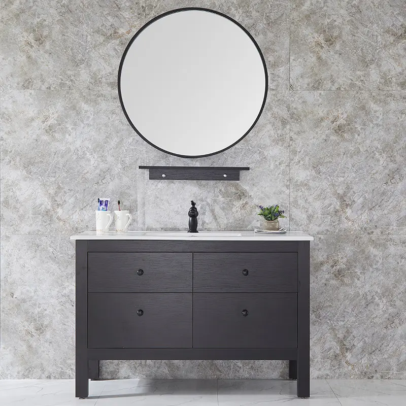 Wholesale pvc mdf bathroom cabinet company 1